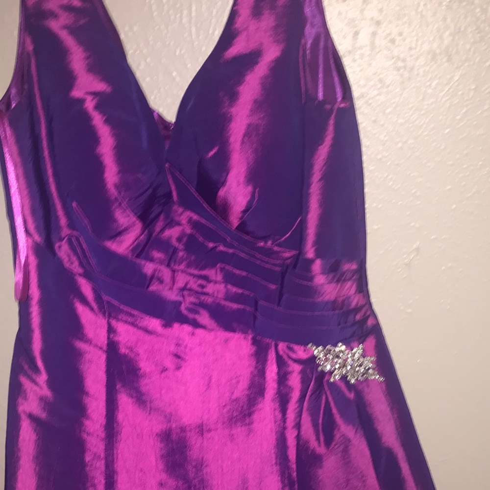 purple dress